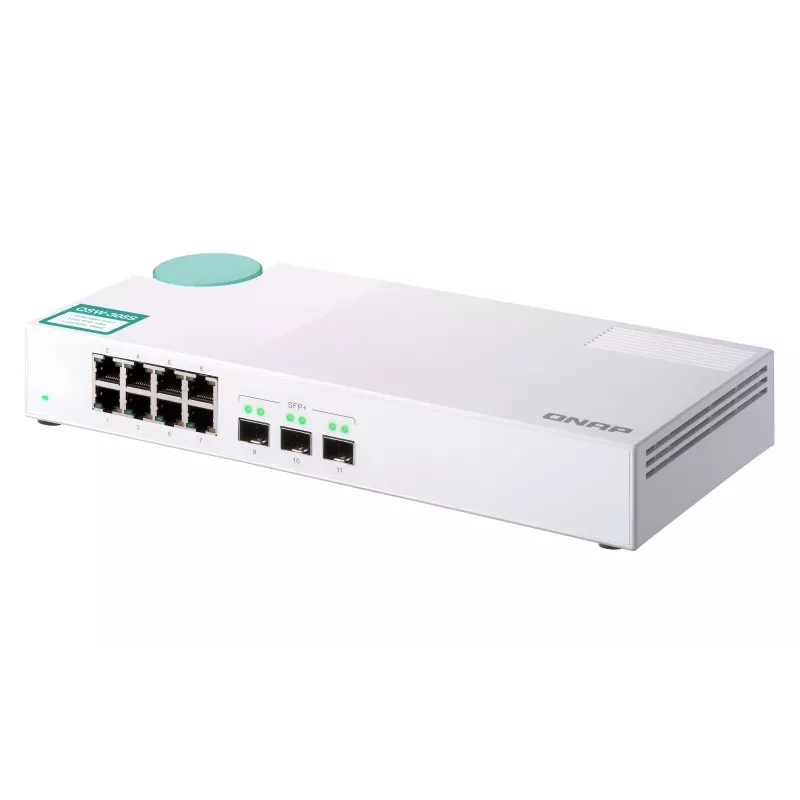 QNAP QSW-308S netwerkswitch unmanaged Gigabit Ethernet (10/100/1000) wit