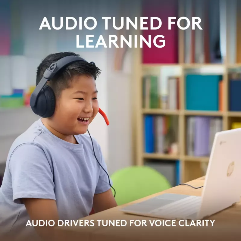 Headset Logitech Zone Learn Over Ear 3,5mm AUX