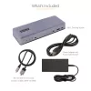 StarTech.com DK31C3MNCRUE laptop-dock/port-replicator bedraad USB 3.2 Gen 2 (3.1 Gen 2) Type-C