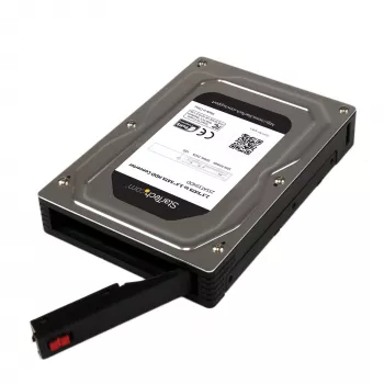 StarTech.com 2,5 inch naar 3,5 inch SATA aluminium behuizing voor harde schijf met SSD-/HDD-hoogte tot 12,5 mm
