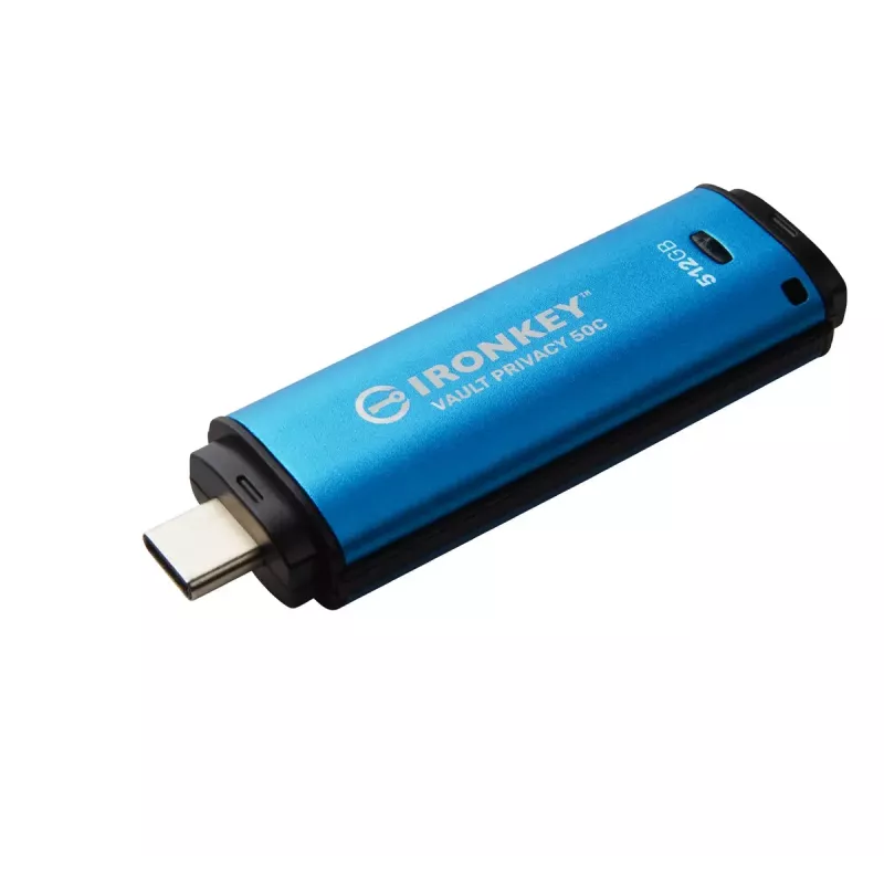 Kingston Technology IronKey 512 GB USB-C Vault Privacy 50C AES-256 versleuteld, FIPS 197