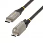 StarTech.com 1 m USB-C-kabel met topschroefvergrendeling 10 Gbit/s – USB 3.1/3.2 Gen 2 Type-C-kabel – 100 W (5 A) Power Delivery-opladen, DP-alt-modus – enkele schroefvergrendeling, USB-C-kabel voor laden/synchroniseren