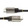 StarTech.com 1 m USB-C-kabel met topschroefvergrendeling 10 Gbit/s – USB 3.1/3.2 Gen 2 Type-C-kabel – 100 W (5 A) Power Delivery-opladen, DP-alt-modus – enkele schroefvergrendeling, USB-C-kabel voor laden/synchroniseren