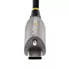 StarTech.com 1 m USB-C-kabel met topschroefvergrendeling 10 Gbit/s – USB 3.1/3.2 Gen 2 Type-C-kabel – 100 W (5 A) Power Delivery-opladen, DP-alt-modus – enkele schroefvergrendeling, USB-C-kabel voor laden/synchroniseren