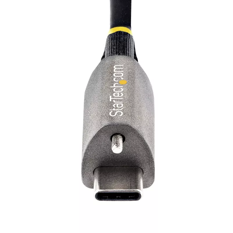 StarTech.com 1 m USB-C-kabel met topschroefvergrendeling 10 Gbit/s – USB 3.1/3.2 Gen 2 Type-C-kabel – 100 W (5 A) Power Delivery-opladen, DP-alt-modus – enkele schroefvergrendeling, USB-C-kabel voor laden/synchroniseren