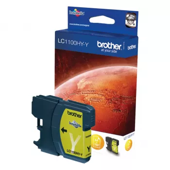 Brother LC1100HYY printerpatroon 1 stuk origineel hoog bereik (XL) geel