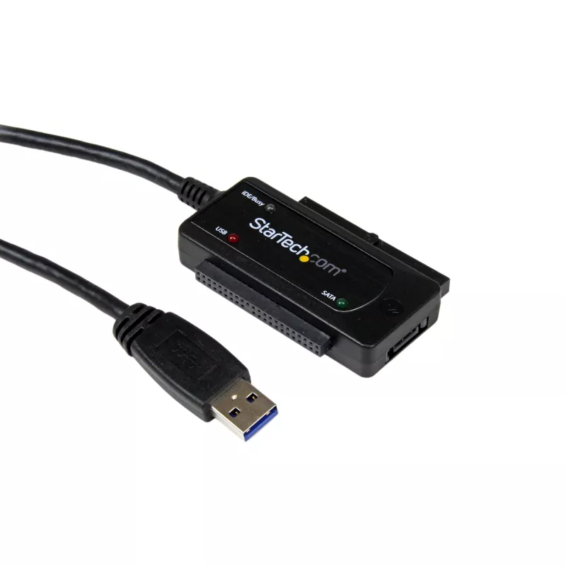 StarTech.com SATA-naar-USB-kabel – USB 3.1 (10 Gbit/s) – UASP, zwart, activiteit, werking, CE, FCC, ASMedia – ASM1351, 12 V, 0 – 60 °C
