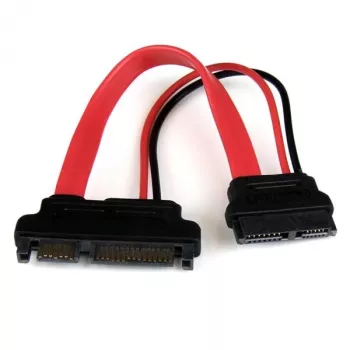 StarTech.com 15 cm Slimline SATA naar SATA adapter met stroom - F/M
