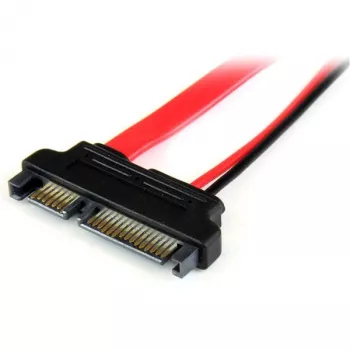 StarTech.com 15 cm Slimline SATA naar SATA adapter met stroom - F/M