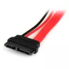 StarTech.com 15 cm Slimline SATA naar SATA adapter met stroom - F/M