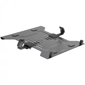 StarTech.com VESA-laptoptablet – verstelbaar laptoptablet voor monitorarmen, beveiligt notebooks (4,5 kg / 9,9 lb) – 75x75 & 100x100 VESA-montagegaten – geventileerd – voor monitor-tafelhouders/standaards