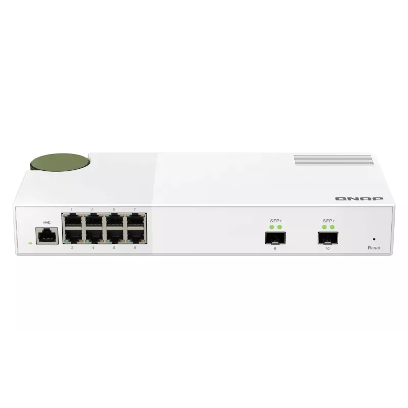 QNAP QSW-M2108-2S netwerkswitch managed L2 2.5G Ethernet (100/1000/2500) grijs