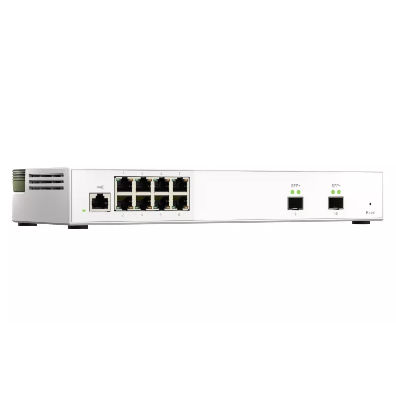 QNAP QSW-M2108-2S netwerkswitch managed L2 2.5G Ethernet (100/1000/2500) grijs