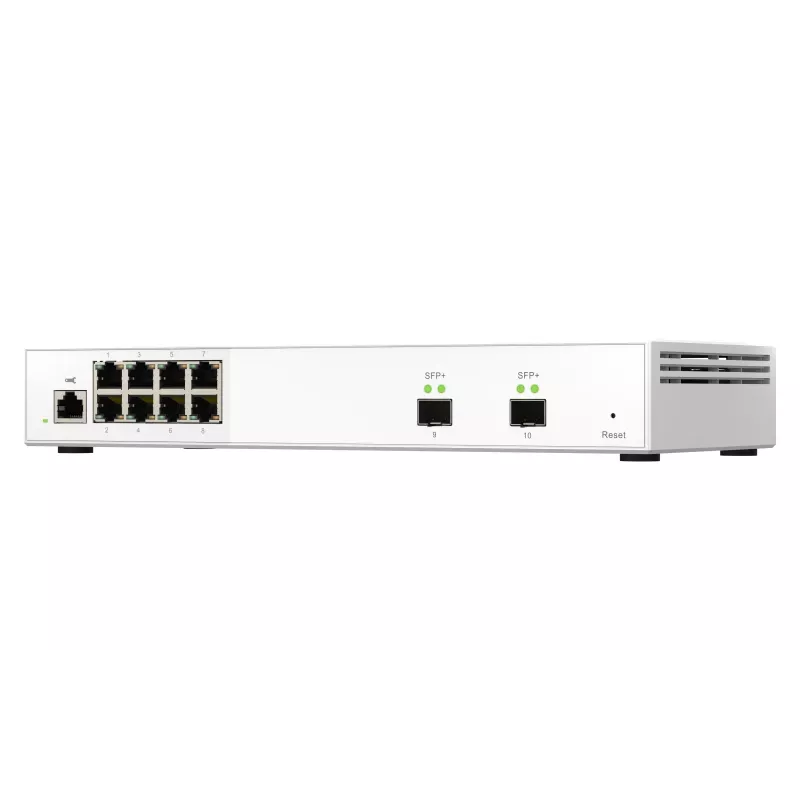 QNAP QSW-M2108-2S netwerkswitch managed L2 2.5G Ethernet (100/1000/2500) grijs