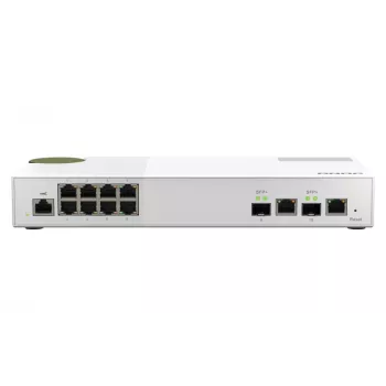 QNAP QSW-M2108-2C netwerkswitch managed L2 2.5G Ethernet (100/1000/2500) grijs, wit