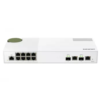 QNAP QSW-M2108-2C netwerkswitch managed L2 2.5G Ethernet (100/1000/2500) grijs, wit