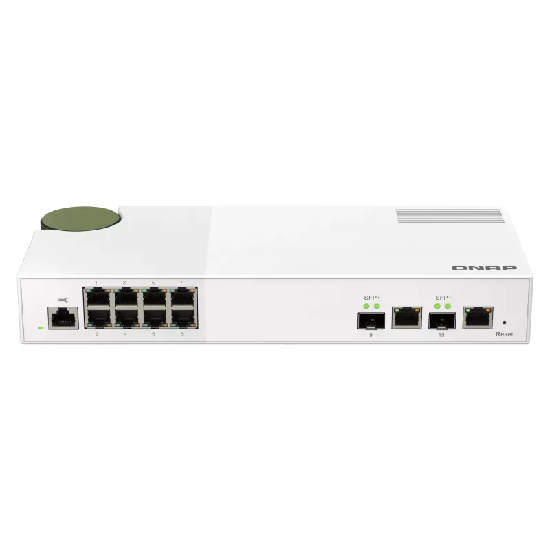 QNAP QSW-M2108-2C netwerkswitch managed L2 2.5G Ethernet (100/1000/2500) grijs, wit