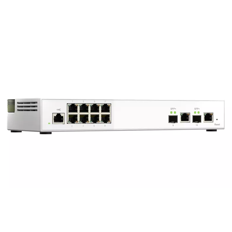 QNAP QSW-M2108-2C netwerkswitch managed L2 2.5G Ethernet (100/1000/2500) grijs, wit