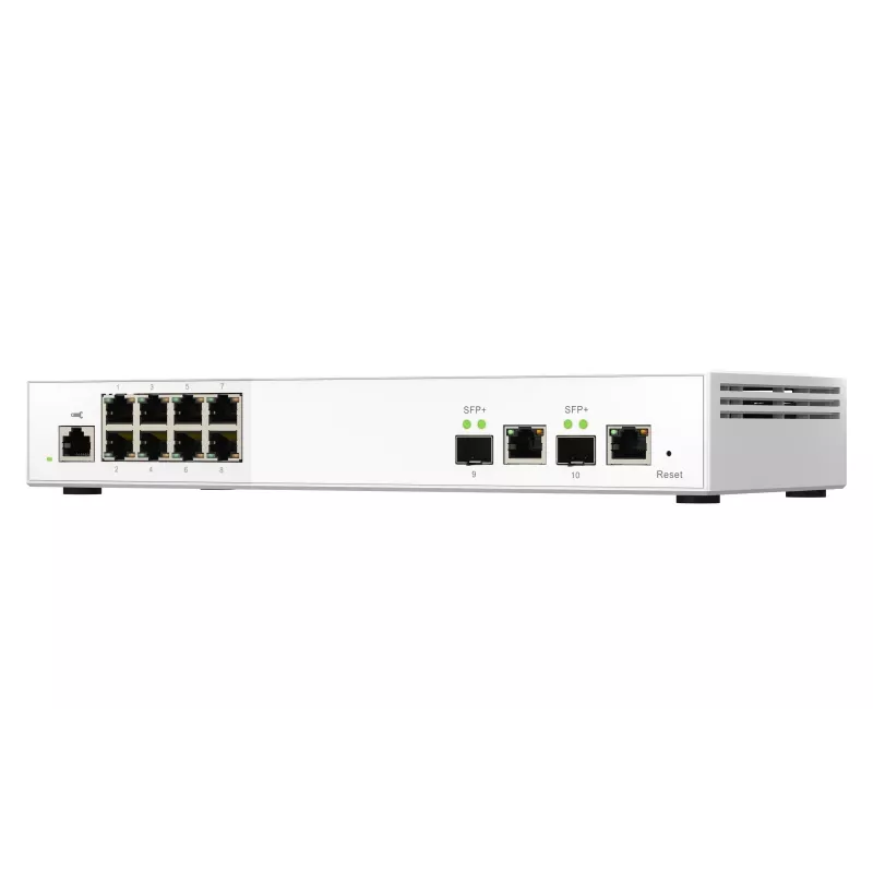 QNAP QSW-M2108-2C netwerkswitch managed L2 2.5G Ethernet (100/1000/2500) grijs, wit