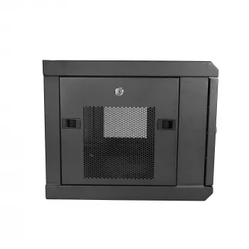 StarTech.com 2-paals 6HE wandmontage-netwerkkast met 1HE legbord, 19 inch wandgemonteerd serverrack voor data-/netwerk-/AV-/elektronica-/computerapparatuur, kleine geventileerde rackbehuizing