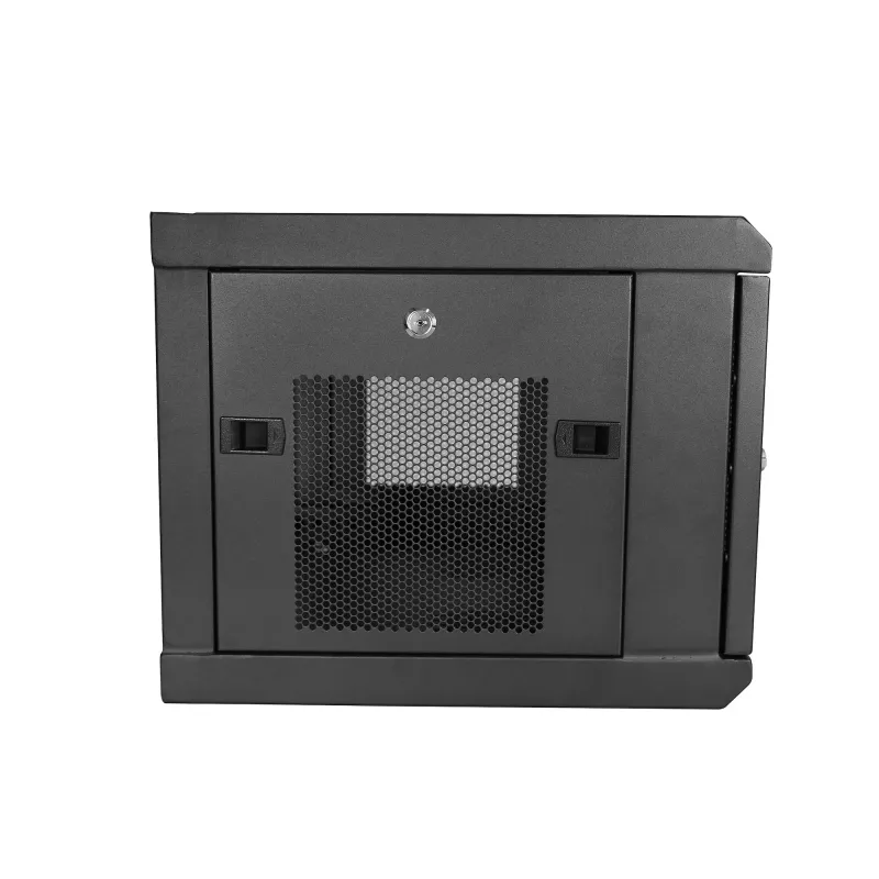 StarTech.com 2-paals 6HE wandmontage-netwerkkast met 1HE legbord, 19 inch wandgemonteerd serverrack voor data-/netwerk-/AV-/elektronica-/computerapparatuur, kleine geventileerde rackbehuizing
