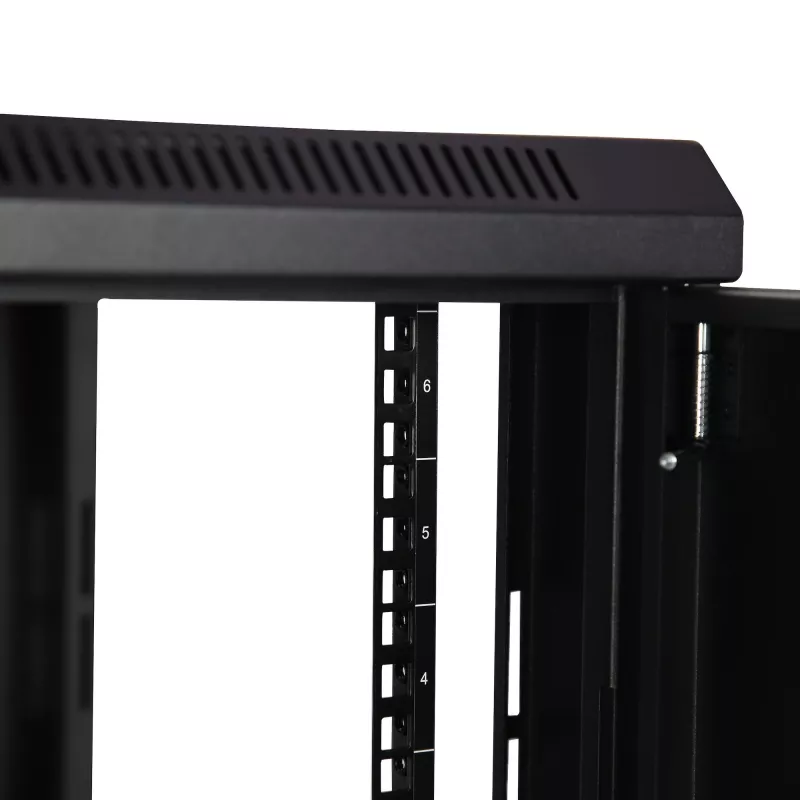 StarTech.com 2-paals 6HE wandmontage-netwerkkast met 1HE legbord, 19 inch wandgemonteerd serverrack voor data-/netwerk-/AV-/elektronica-/computerapparatuur, kleine geventileerde rackbehuizing