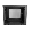 StarTech.com 2-paals 9U wandmontage-netwerkkast met 1U-legbord, 19 inch wandgemonteerd serverrack voor data-/netwerk-/AV-/elektronica-/computerapparatuur, kleine geventileerde rackbehuizing