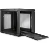 StarTech.com 2-paals 9U wandmontage-netwerkkast met 1U-legbord, 19 inch wandgemonteerd serverrack voor data-/netwerk-/AV-/elektronica-/computerapparatuur, kleine geventileerde rackbehuizing