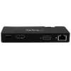 StarTech.com reisdockingstation voor laptops – HDMI of VGA – USB 3.0