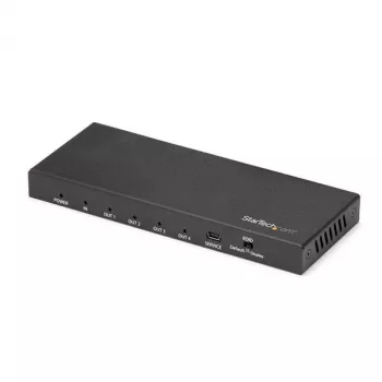 StarTech.com 4-poorts HDMI-splitter – 4K 60 Hz, HDMI, 4x HDMI, 3840 x 2160 pixels, zwart, 4K Ultra HD, 60 Hz