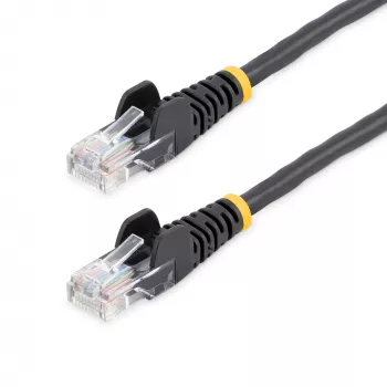 StarTech.com Cat5e-patchkabel met RJ45-stekkers zonder vergrendelnok – 5 m, zwart