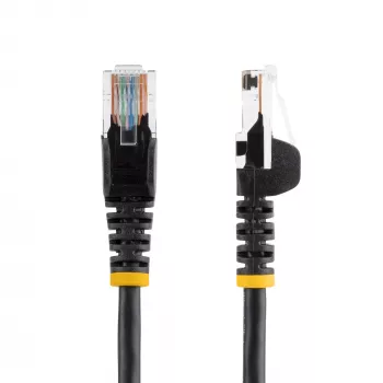 StarTech.com Cat5e-patchkabel met RJ45-stekkers zonder vergrendelnok – 5 m, zwart