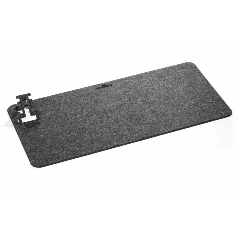 Bureaubladonderlegger Durable 708158 PET-vilt antraciet 700x330x4 mm