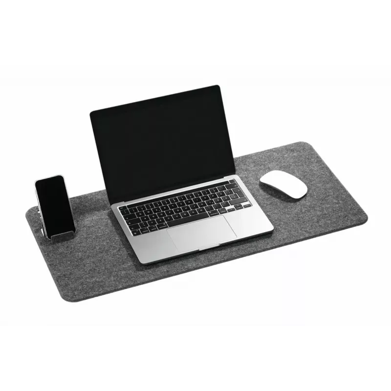Bureaubladonderlegger Durable 708158 PET-vilt antraciet 700x330x4 mm