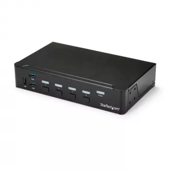 StarTech.com 4-poorts HDMI KVM-switch - USB 3.0 - 1080p, 1920 x 1080 pixels, rackmontage, zwart