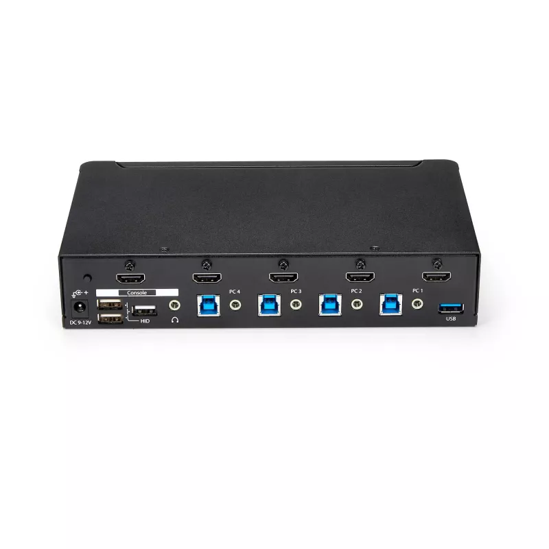 StarTech.com 4-poorts HDMI KVM-switch - USB 3.0 - 1080p, 1920 x 1080 pixels, rackmontage, zwart
