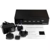 StarTech.com 4-poorts HDMI KVM-switch - USB 3.0 - 1080p, 1920 x 1080 pixels, rackmontage, zwart