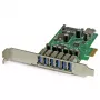 StarTech.com 7-poorts PCI Express USB 3.0-kaart – standaard- en low-profile-ontwerp
