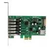 StarTech.com 7-poorts PCI Express USB 3.0-kaart – standaard- en low-profile-ontwerp