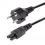 StarTech.com 3m laptop-netkabel, EU Schuko naar C5, 2,5A 250V, 18AWG, notebook-/laptop-vervangingsnetkabel, voedingskabel, laptop-oplaadkabel, klaverblad-/Mickey Mouse-netkabel