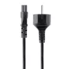 StarTech.com 3m laptop-netkabel, EU Schuko naar C5, 2,5A 250V, 18AWG, notebook-/laptop-vervangingsnetkabel, voedingskabel, laptop-oplaadkabel, klaverblad-/Mickey Mouse-netkabel