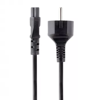 StarTech.com 3m laptop-netkabel, EU Schuko naar C5, 2,5A 250V, 18AWG, notebook-/laptop-vervangingsnetkabel, voedingskabel, laptop-oplaadkabel, klaverblad-/Mickey Mouse-netkabel