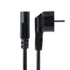 StarTech.com 3m (10ft) computernetkabel, 18AWG, EU Schuko naar C13 netkabel, 250V 10A, zwarte vervangende AC-kabel, TV-/monitornetkabel, Schuko CEE 7/7 naar IEC 60320 C13 netkabel - pc-voedingskabel