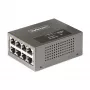StarTech.com 4-poorts multi-gigabit PoE++ injector, 5/2.5/1G Ethernet (NBASE-T), PoE/PoE+/PoE++ (802.3af/802.3at/802.3bt), 160 watt vermogensbudget, wand-/dinrailmontage, unmanaged