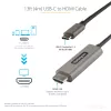 StarTech.com 4m USB-C-naar-HDMI-kabel 4K 60Hz met HDR10 – Ultra HD USB Type-C-naar-4K HDMI 2.0b videoadapterkabel – USB-C-naar-HDMI HDR monitor-/displayconverter – DP 1.4 Alt Mode HBR3