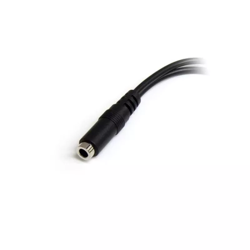 StarTech.com 3,5-mm-4-posities-naar-2x-3-posities-3,5-mm-headset-splitter-adapter – bus/stekker