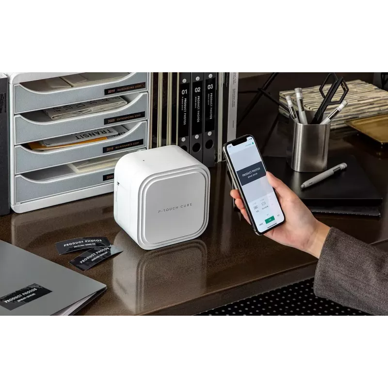 Brother P-touch CUBE Pro (PT-P910BT) oplaadbare labelprinter met Bluetooth