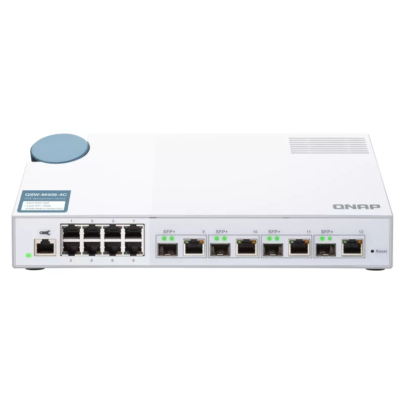 QNAP QSW-M408-4C netwerk-switch managed L2 Gigabit Ethernet (10/100/1000) wit
