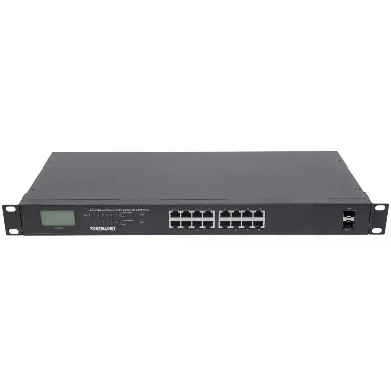 Unmanaged switch Intellinet 16-poorts Gigabit Ethernet PoE+ 370W