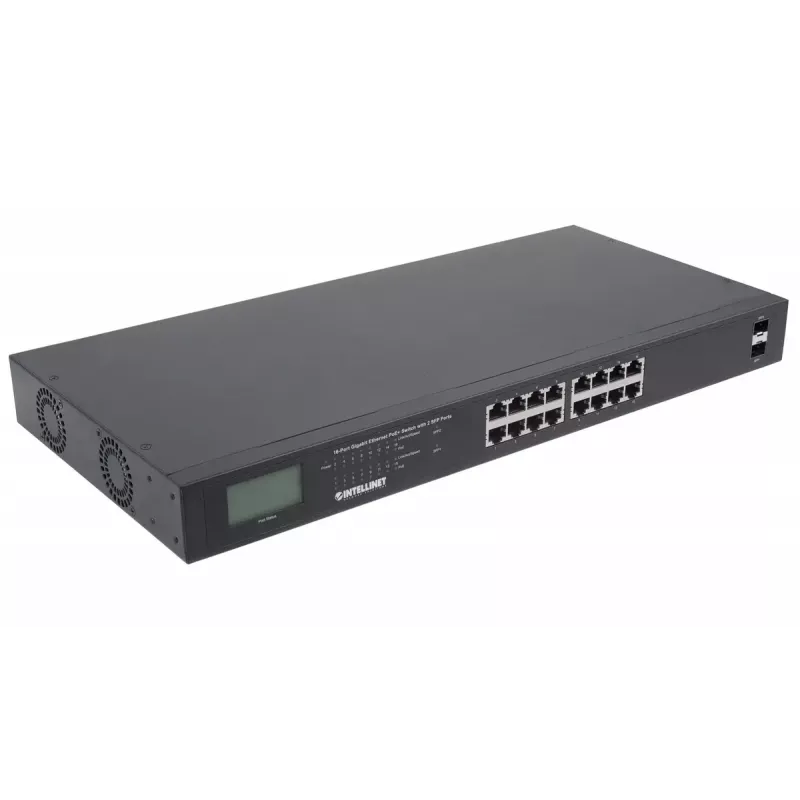 Unmanaged switch Intellinet 16-poorts Gigabit Ethernet PoE+ 370W
